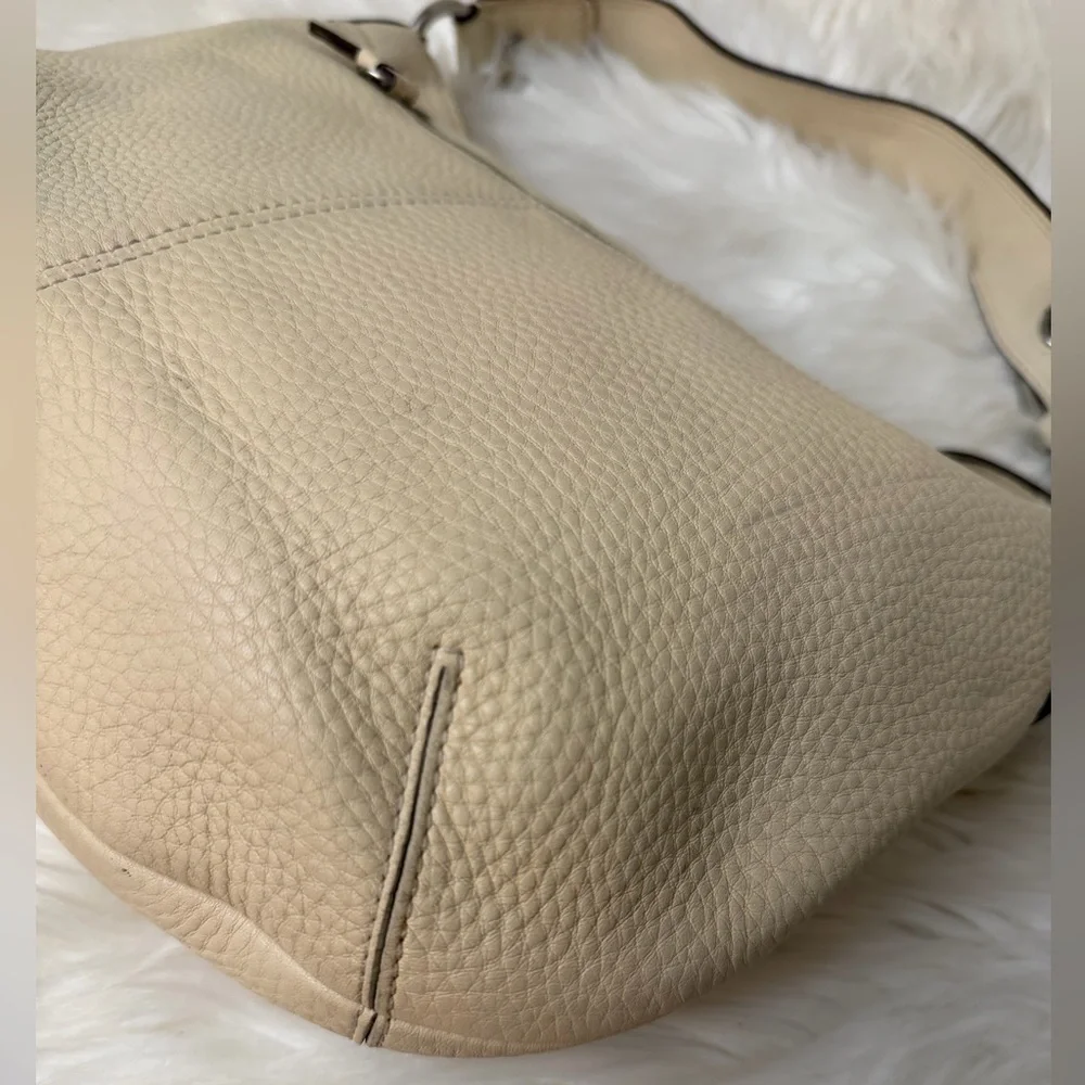 Coach Cream Leather Hobo Bag# F 13730